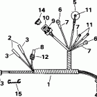 E15FRLEOC Motor cable - te models