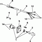 E15KEOC Ignition switch & cable - 9.9