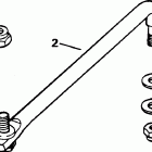 E200CZEOC Steering link kit - 200 / 225stl, 200tx, tz, 225tl, tx, ...