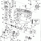 E225PZEOB Gearcase - standard rotation - 20 in. models