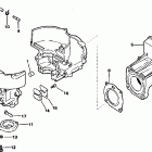 E3ROEOB Cylinder & crankcase, reed valve