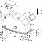 E40TELEOD Engine cover - johnson rope start only