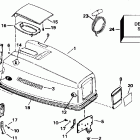 E50BEEOD Engine cover - evinrude 25-40
