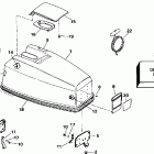 E50BEEOD Engine cover - johnson 25-40