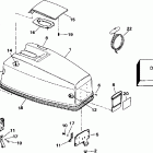 E50BEEOD Engine cover - johnson 50
