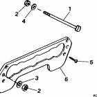 E50BELEOD Transom mount kit p / n 433459