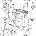 LE200SLEOC Gearcase - standard rotation - 25 in. & 30 in. models