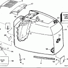 LE200SLEOC Engine cover - evinrude - 200tx, 200sl, 200cx, 225
