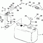 E150WTXERC Fuel tank with gauge