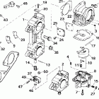 E200CXARK Carb. and linkage - 185, 200 suffix 