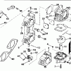 E200CXARK Carburetor and linkage - 225 suffix 
