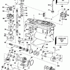 E225TXARC Gearcase - standard rotation - 20 in. models