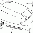 E10RERB Капот-Evinrude
