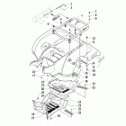 650 H1 TRV Задняя панель кузова