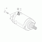 650 H1 TRV Starter motor assembly (up to vin: 4uf07atv97t270001)