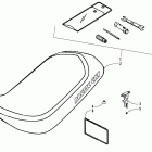DVX 90 Seat and tool kit assembly