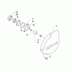650 H1 FIS Outer magneto cover assembly