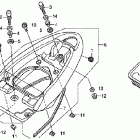 ARX1500T3D Rear grip - rear tray
