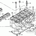 ARX1200T2 ГОЛОВКА ЦИЛИНДРА