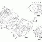400 4x4 Auto VP Крышки сцепления ,ремня и магнето