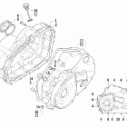400 FIS Man Crankcase cover assembly