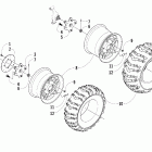 500 FIS Auto Wheel and tire assembly (le)