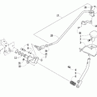 650 V-Twin FIS Рычага переключения заднего хода