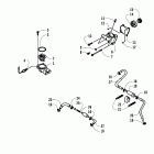 650 V-Twin FIS Water pump / thermostat assembly