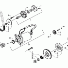 90 Utility Starter motor and oil pump assemblies