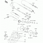 800 SX-R (JS800-A9F) Тросы управления