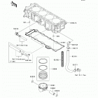 STX-15F (JT1500-A8F) Цилиндр и поршни