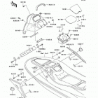 1200 STX-R (JT1200-C1) Hull middle fittings