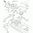 1100 STX D.I. (JT1100-G1) Hull middle fittings