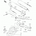800 SX-R (JS800-A1) Тросы управления