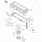 STX-12F (JT1200-B1) Цилиндр и поршни