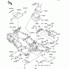 KFX700 (KSV700-A7F) Рама ,крепежные детали