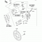 KFX700 (KSV700-A7F) Передний тормоз