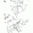 KFX700 (KSV700-A7F) Переднее крыло(ья)