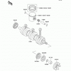 900 STX (JT900-B1) Коленвал и поршни