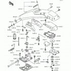 650 SX (JS650-B3) Handle pole(kaw64651 91&nami.)