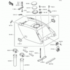 650 SX (JS650-B1) Engine hood