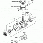 Jet Mate (JB650-A3) Crankshaft / piston