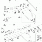 525 XC ATV CHASSIS Передняя часть