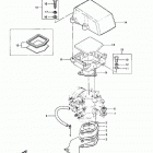 JS440 (JS440-A13) Carburetor brackets / flame arrester