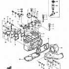 JS550 (JS550-A5) Цилиндр и головка цилиндров