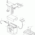 W025098D GENESIS I Battery box - w025098d / w025098c / w025098i