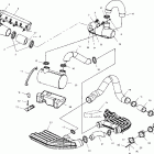 W025098D GENESIS I Exhaust system - w025098d / w025098c / w025098i