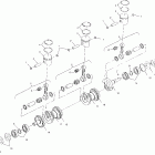 W025198I INT'L VIRAGE TXI Crankshaft and piston - w025198c / d / i