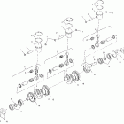 W025199D VIRAGE TX Crankshaft and piston - w025199d / w025199i
