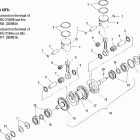 W014697I INT'L SLH Crankshaft and piston - w014697d